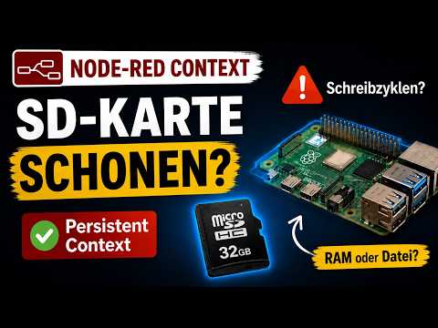 Node-RED SD-Karte schonen: Persistent Context richtig nutzen