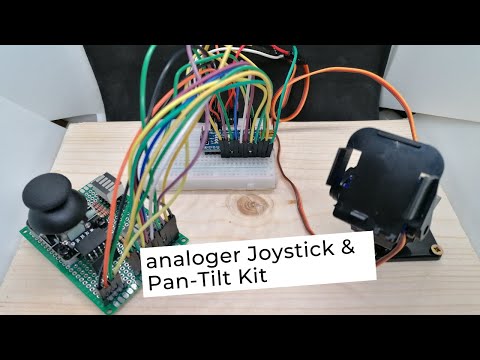steuern eines Pan-Tilt Kits mit einem Joystick am Arduino Nano