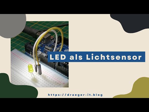 Leuchtdiode als Lichtsensor am Arduino UNO