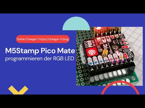 M5Stamp Pico Mate - onboard RGB LED programmieren
