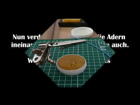 Verzinnen von flexiblen Kupferkabeln