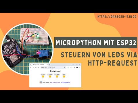 MicroPython mit ESP32: steuern von LEDs via HTTP-Request