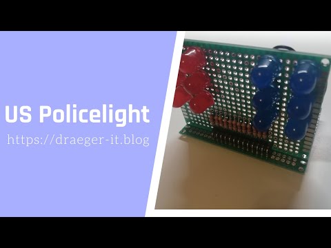 DIY US Polizeilicht mit Arduino Nano