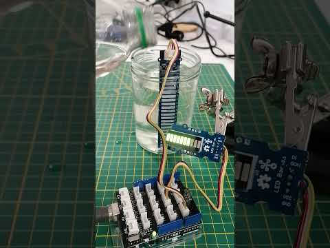 Grove Water Level Sensor &amp; Grove LED Bar v2 at Arduino UNO R3