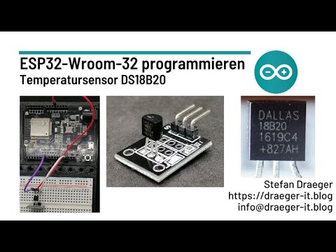 ESP32 - Temperatursensor DS18B20