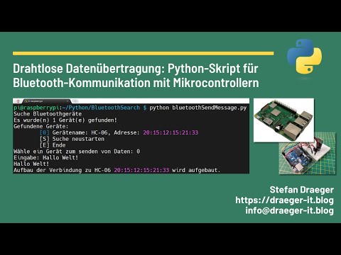 Python-Skript zum Übertragen von Daten vom Raspberry Pi zum Arduino UNO R3