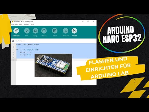 Flashen &amp; Einrichten des Arduino Nano ESP32 für das Arduino Lab