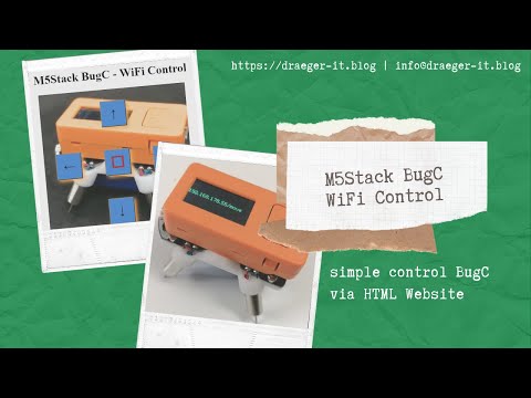 M5Stack BugC - WiFi Control via Website