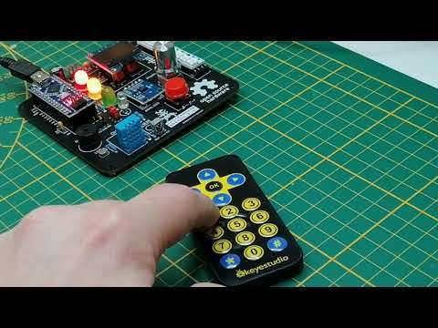 Funduino-Cube - steuern der LEDs via Infrarot Fernbedienung