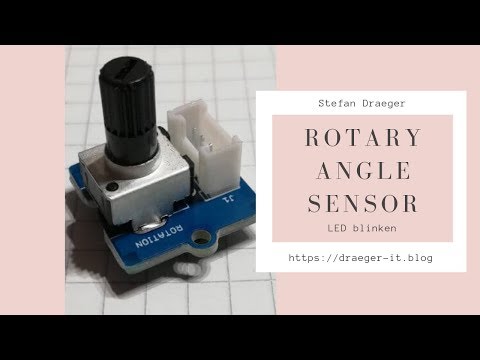 Grove - Rotary Angle Sensor, steuern des blink Intervalls zweier LEDs