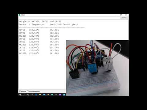 Sensoren AM2320, DHT11 und DHT22