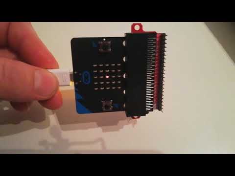 Geesten Sensor am Microcontroller micro:bit