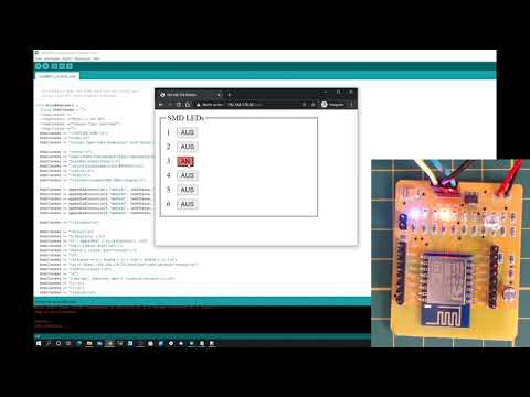 NodeMCU Dev Kit - steuern der SMD LEDs über einer Webseite
