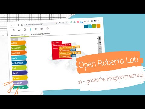 Open Roberta Lab #1 - erste Schritte