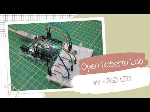 Open Roberta Lab - Farben der RGB LED mit Drehpotentiometer steuern