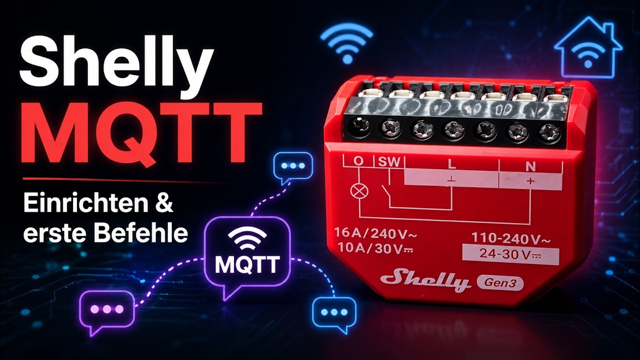 Shelly MQTT einrichten und erste Befehle nutzen