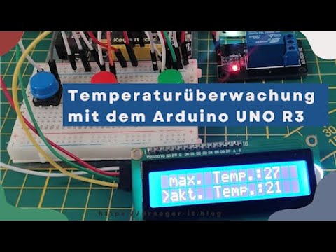 Temperaturüberwachung mit dem Arduino UNO R3 &amp; dem Sensor DS18B20