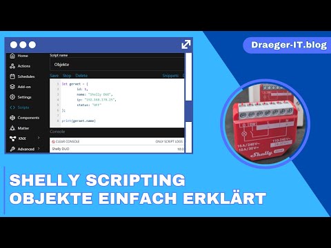 Shelly Scripting – JavaScript-Grundlagen für Einsteiger: Objekte einfach erklärt
