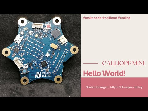 Calliope Mini V1.3 - Hello World!