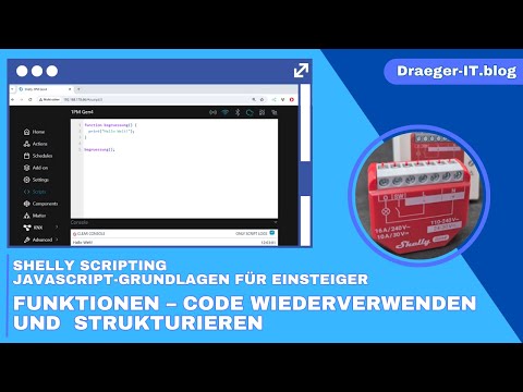 Shelly Scripting – JavaScript-Grundlagen für Einsteiger: Funktionen