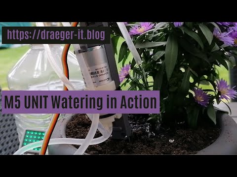 M5 UNIT Watering in Action