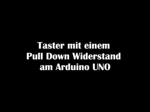 Taster mit Pull Down Widerstand am Arduino UNO