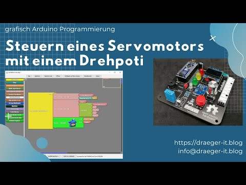 DUINO EDU - programm zum Steuern eines Servomotors mit einem Drehpotentiometer