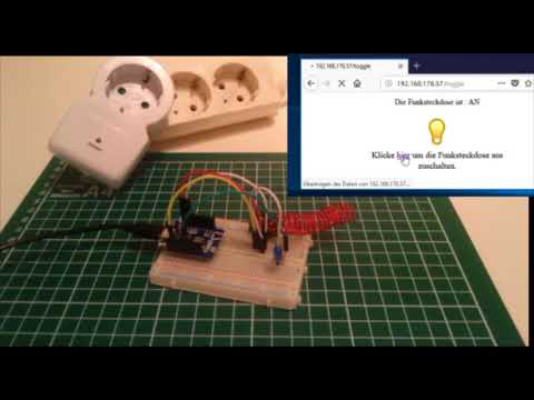 Funksteckdose mit 433MHz Sendemodul und dem Wemos D1 mini steuern