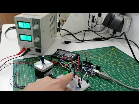 steuern eines Nema 17 Schrittmotors mit DM420 Motortreiber am Arduino UNO R3