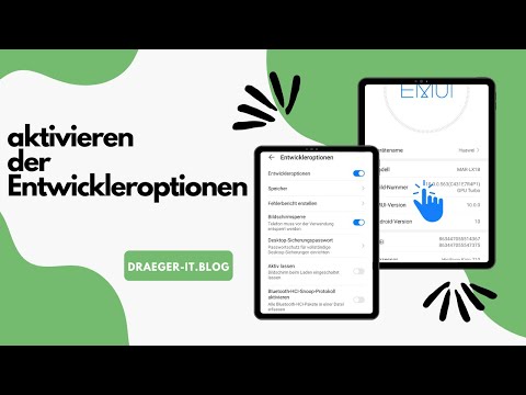 aktivieren der Entwickleroptionen unter Android