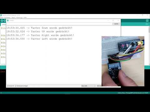 fünf Richtungen Taster Modul für Arduino &amp; Raspberry Pi in Action