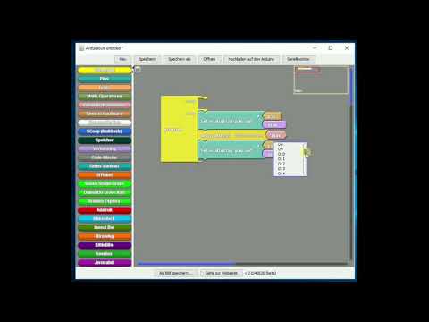 ArduBlock - erzeugen eines einfachen Sketches