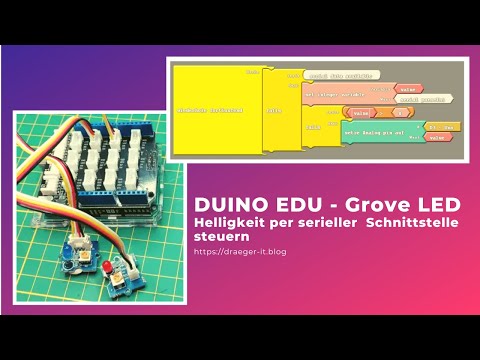 DUINO EDU - Helligkeit einer LED per serieller Schnittstelle steuern