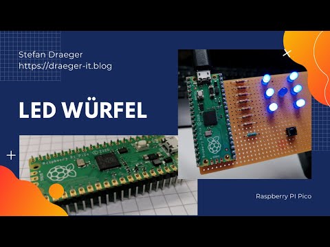 Raspberry PI Pico - LED Würfel mit Taster