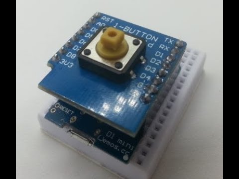 Wemos D1 mini Shield: One Button Shield