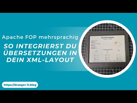 Apache FOP mehrsprachig: So integrierst du Übersetzungen in dein XML-Layout