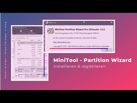 Installieren &amp; registrieren von MiniTool - Partition Wizart
