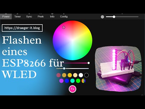Flashen eines ESP8266 für WLED