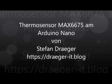 Thermosensor MAX6675 am Arduino Nano