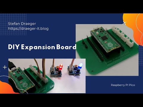 DIY Expansion Board for Raspberry PI Pico in action