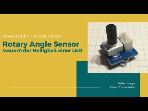 Grove Shield - Rotary Angle Sensor, steuern der Helligkeit einer LED