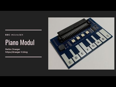 BBC micro:bit Piano Board - Kinderlied &quot;Alle meine Entchen&quot;