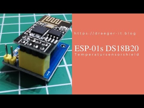 Temperatursensorshield DS18B20 für den ESP-01s