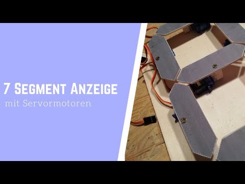 DIY - 7 Segment Anzeige, Schritt 1 - Aufbau