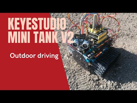Keyestudio - Mini Tank Robot V2 - outdoor driving