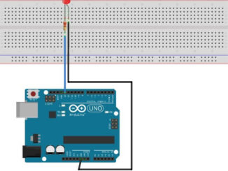 Aufbau der Schaltung mit einem Arduino UNO