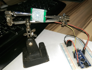 PIR Sensor mit Arduino Nano und einem Buzzer
