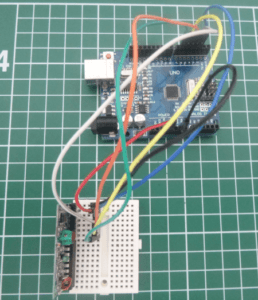 Aufbau Empfänger 433MHz Funkmodul am Arduino UNO.