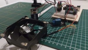 Aufbau - Temperaturgesteuerter Lüfter am Arduino Nano