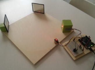 Aufbau - Objektüberwachung mit dem Laser Pointer Modul KY-008